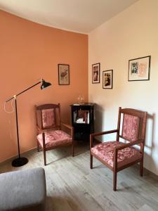 Posezení v ubytování B&B Fleurs