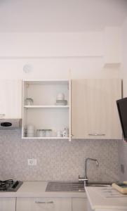 Kuchyň nebo kuchyňský kout v ubytování Residence Hotel Villa Mare