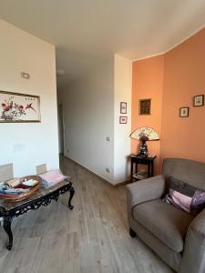 Posezení v ubytování B&B Fleurs