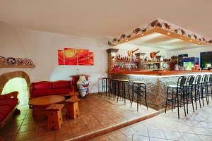 Posezení v ubytování Ekaterini Hotel