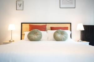 Posteľ alebo postele v izbe v ubytovaní Villa Vichéia - Appartement 13