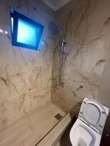 Koupelna v ubytování Guesthouse Liamra