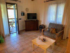A television and/or entertainment centre at Villa Veronica