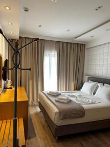 Postel nebo postele na pokoji v ubytování Hotel Sole