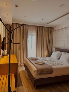 Postel nebo postele na pokoji v ubytování Hotel Sole