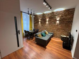 Posezení v ubytování KK Apartament Marszałkowski