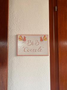 Certifikát, hodnocení, plakát nebo jiný dokument vystavený v ubytování B&BCoccole