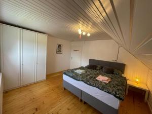 Postel nebo postele na pokoji v ubytování Globasnitzer Cottage