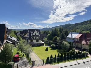 Widok na góry z tej kwatery prywatnej