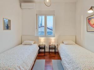 Ένα ή περισσότερα κρεβάτια σε δωμάτιο στο Luxurious, spacious & bright with 2 parking spots