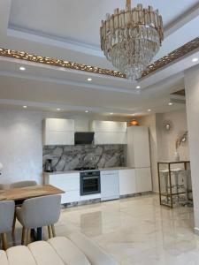 Kuchyň nebo kuchyňský kout v ubytování Wohnung in Imi Ouaddar