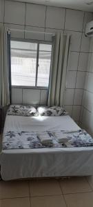 Krevet ili kreveti u jedinici u okviru objekta flat na praia de maragogi