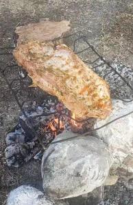 Gril dostupný pro hosty v prázdninového domu