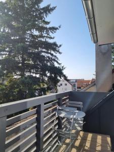 Balkón nebo terasa v ubytování Am Basler Tor + 2 fotografie