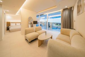 Posezení v ubytování Haeilri Pool&SPA Hotel + 37 fotografií