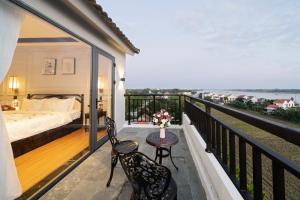 Balkón nebo terasa v ubytování Eco Lux Riverside Hotel & Spa