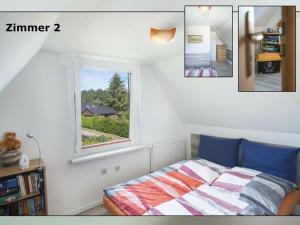 En eller flere senge i et værelse på Below Comfortable holiday residence