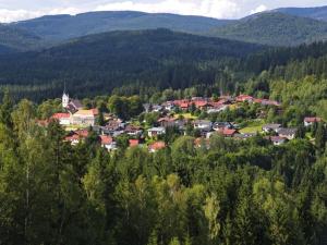 a small town in the middle of a forest at in the country house at the national park in Lindberg