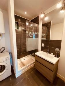 Koupelna v ubytování L'Albuconis 1 Grand Studio