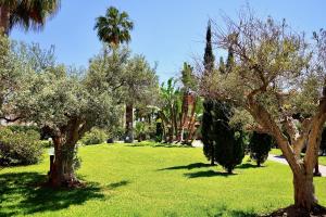 A garden outside Albatros Apartamentos Playa Granada