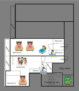 un diagramma di flusso di una famiglia di South 1014 a Sapporo