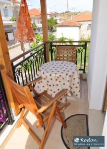Balkón nebo terasa v ubytování Rodon Apartments - S Avdimioti