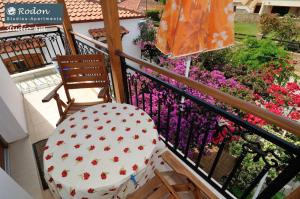Balkón nebo terasa v ubytování Rodon Apartments - S Avdimioti