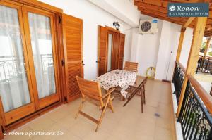 Balkón nebo terasa v ubytování Rodon Apartments - S Avdimioti