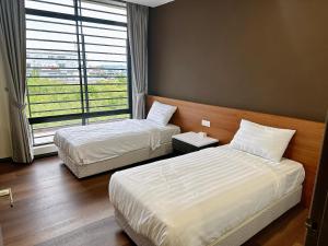 Postel nebo postele na pokoji v ubytování STAR HOTEL