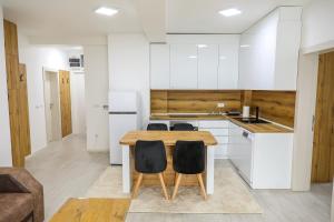 Kuchyň nebo kuchyňský kout v ubytování Apartman Jelena