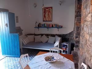 Posezení v ubytování Fig Leaf House