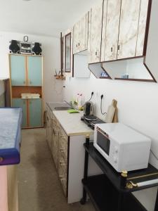 Kuchyň nebo kuchyňský kout v ubytování Penzion Kolny