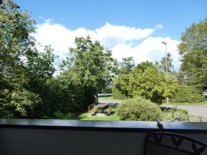 Un balcon sau o terasă la Waldesblick, Hotel-Restaurant