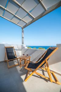 A balcony or terrace at Fata Morgana Studios & Apartments