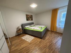 Posteľ alebo postele v izbe v ubytovaní Apartment an der Burg