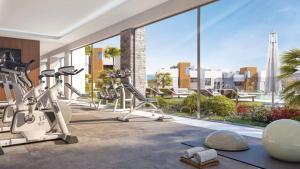 Posilňovňa alebo fitness centrum v ubytovaní Marbella Deluxe duplex con piscina privada