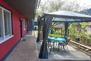 Balkón nebo terasa v ubytování Helgas Apartment No 2