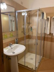 Koupelna v ubytování Hotel Baglio Santacroce