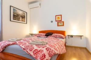 Postel nebo postele na pokoji v ubytování Apartment Vidak