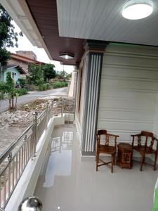 Balkón nebo terasa v ubytování Talpe villa