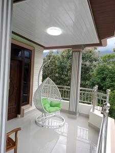 Balkón nebo terasa v ubytování Talpe villa