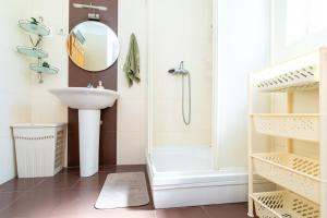 Koupelna v ubytování Apartment Vidak