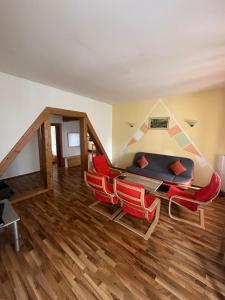 Istumisnurk majutusasutuses Apartmán na horách