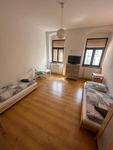 TV a/nebo společenská místnost v ubytování Apartmán na horách