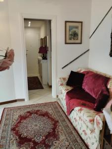 Postel nebo postele na pokoji v ubytování tosca house 2