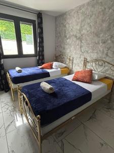 Posteľ alebo postele v izbe v ubytovaní Magnifique Villa avec piscine Beaujolais