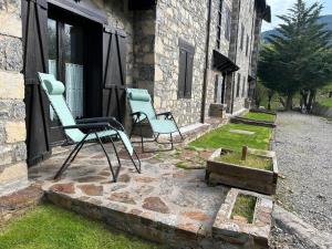 Vonkajšia záhrada v ubytovaní Acogedor estudio con terraza Besiberri 4