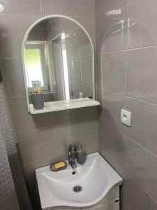 Koupelna v ubytování Studio apartman VaLi