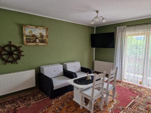TV a/nebo společenská místnost v ubytování Rezydencja Nad Potoczkiem