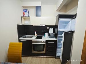 Η κουζίνα ή μικρή κουζίνα στο Apartment in the Center 1